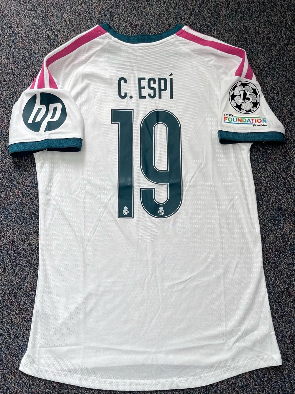 C. ESPÍ 19 REAL MADRID 26/27 HOME PLAYER VERSION JERSEY (L)
